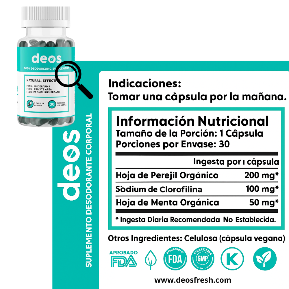 DEOS - Desodorante Corporal Natural