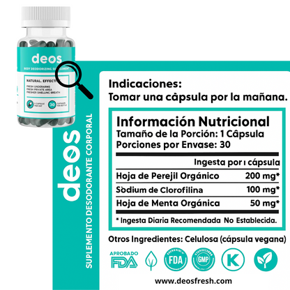 DEOS - Desodorante Corporal Natural